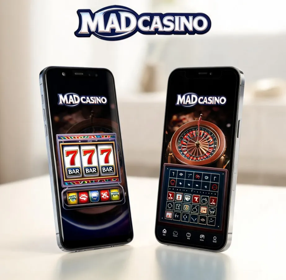 Mad casino mobile : jouer sur smartphone Android et iPhone