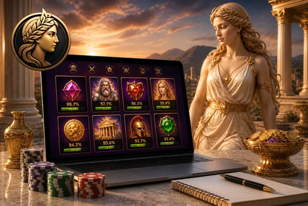 RTP des slots Aphrodite casino : comment choisir ses jeux